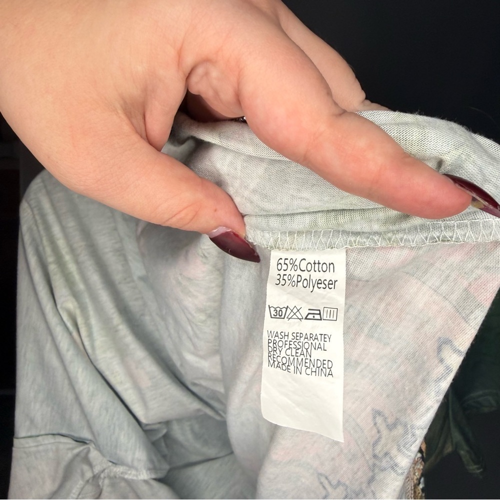 Green Floral Print Midi Dress – Unbranded – Size XL – EUC - Picture 3 of 3
